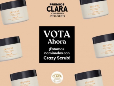 Premios CLARA Belleza 2022: ¡Crazy Scrub nominado!