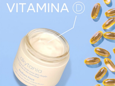 What does vitamin D do on the skin?